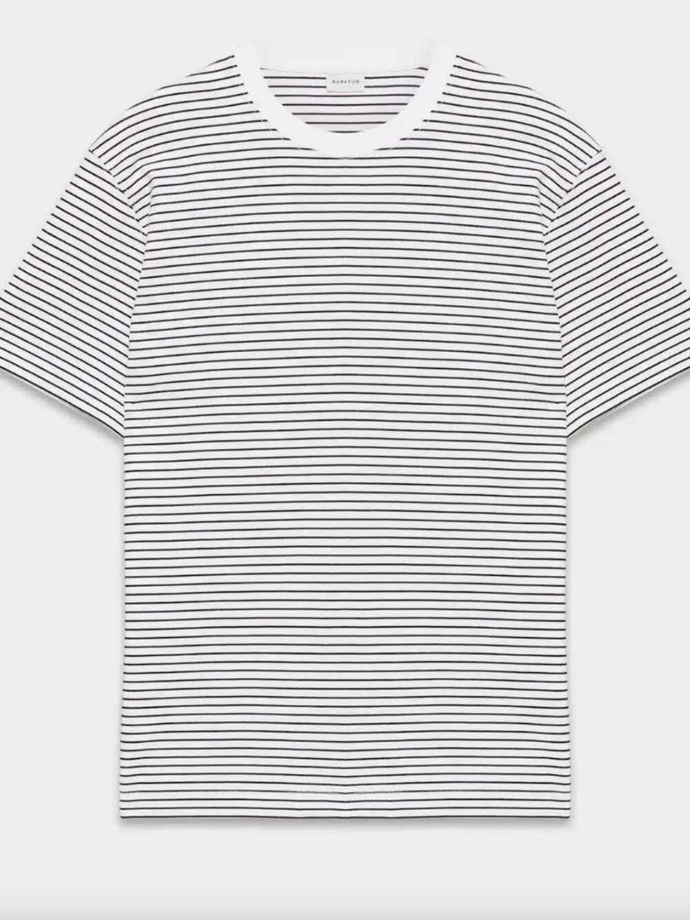 Aritzia • Babaton Pegasus Oversized Cotton Navy Blue White Striped T-Shirt • M - Picture 7 of 16